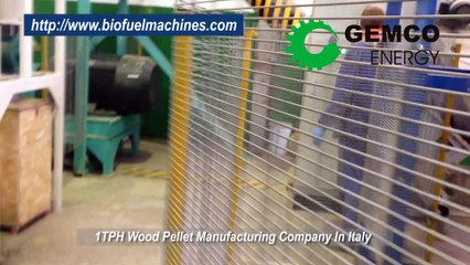 1TPH  Wood Pellet Production Factory Company In Italy