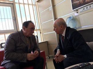 MHP Lideri Devlet Bahçeli, Cezaevinde Rahatsızlanan Alaattin Çakıcı'yı Ziyaret Etti
