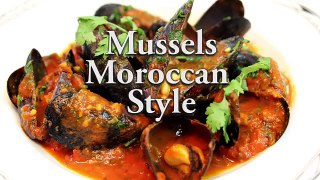 Mussels (Moules) Moroccan Style Recipe - CookingWithAlia - Episode 283