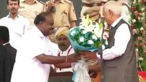 HD Kumaraswamy ने ली Karnataka Chief Minister की Oath,Swearing-in-Ceremony में जुटा विपक्ष ।वनइंडिया