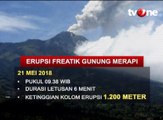 Erupsi Freatik Gunung Merapi Sepanjang Mei 2018
