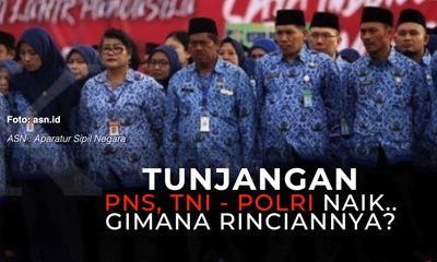 Tunjangan PNS, TNI, dan Polri Naik, Bagaimana Rinciannya?