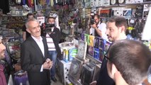 Enerji ve Tabii Kaynaklar Bakanı Albayrak - Esnaf Ziyareti