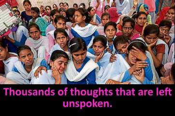 Poem- The Girl Who Cannot Speak