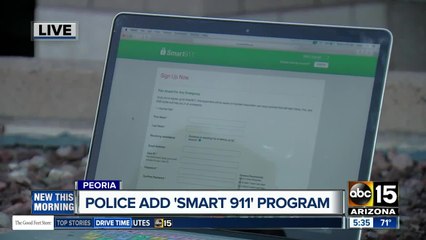 Peoria police adds 'Smart911' program to help callers in emergencies