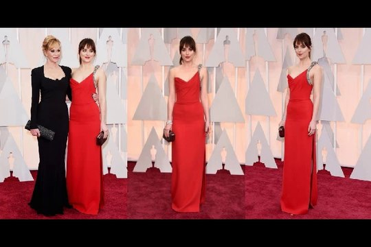 Dakota Johnson takes her mum Melanie Griffith as her date for the Academy Awards
