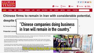 Tại Sao Trung Quốc Thích Lệnh Cấm Vận Iran- - Trung Quốc Không Kiểm Duyệt