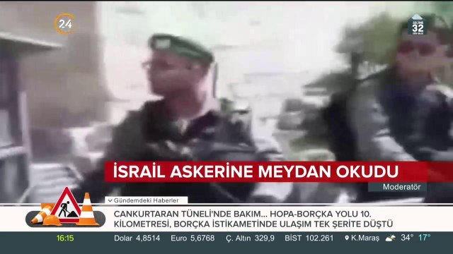İsrail askerlerine meydan okudu