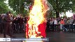 Une effigie d'Emmanuel Macron géante brûlée - ZAPPING ACTU DU 23/05/2018