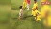 CSKvsKXIP MS Dhoni Playing With Ziva Dhoni In Ground After Defeating KXIP Best Moments of IPL