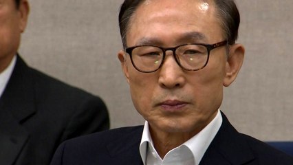 62일 만에 모습 드러낸 MB...첫 재판 출석 / YTN