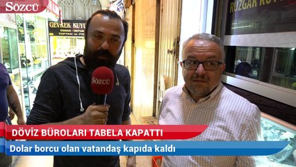Döviz büroları tabela kapattı