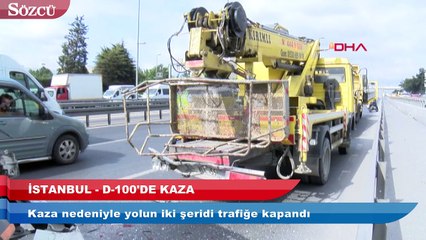 Descargar video: E-5’te trafiği kilitleyen kaza