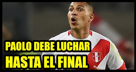 Paolo Guerrero debe luchar hasta el final para estar en el  Mundial