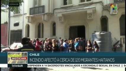 Incendio en Chile afectó a cerca de 120 migrantes haitianos