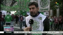 Trabajadores argentinos siguen movilizados, exigen salarios dignos