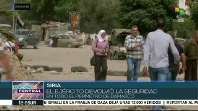 Siria: se inicia desminado en barrios al sur de Damasco