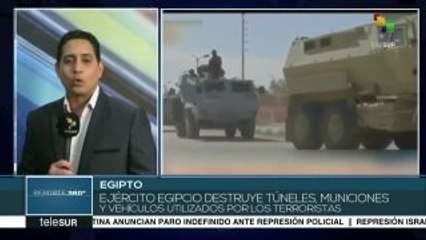 Continúa con éxito operativo militar antiterrorista en Egipto