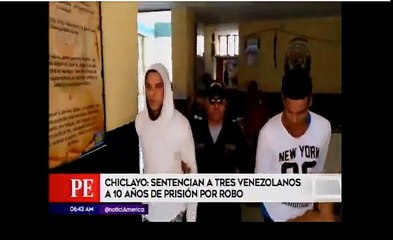 VENEZOLANOS SENTENCIADOS