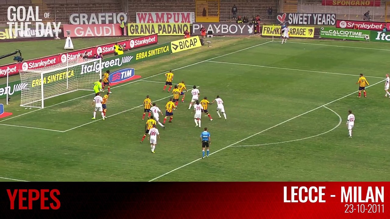 ⚽ Goal of the Day Mario Yepes seals an AMAZING 3⃣-4⃣ comeback winYepes completa una rimonta STREPITOSA contro il Lecce 