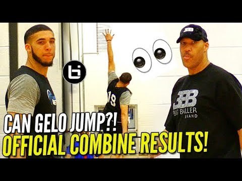 LiAngelo Ball NBA Pre-Draft OFFICIAL COMBINE TESTING RESULTS! 35 + VERTICAL?!!
