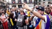Concentració de suport a Valtònyc a la plaça de Sant Jaume de Barcelona