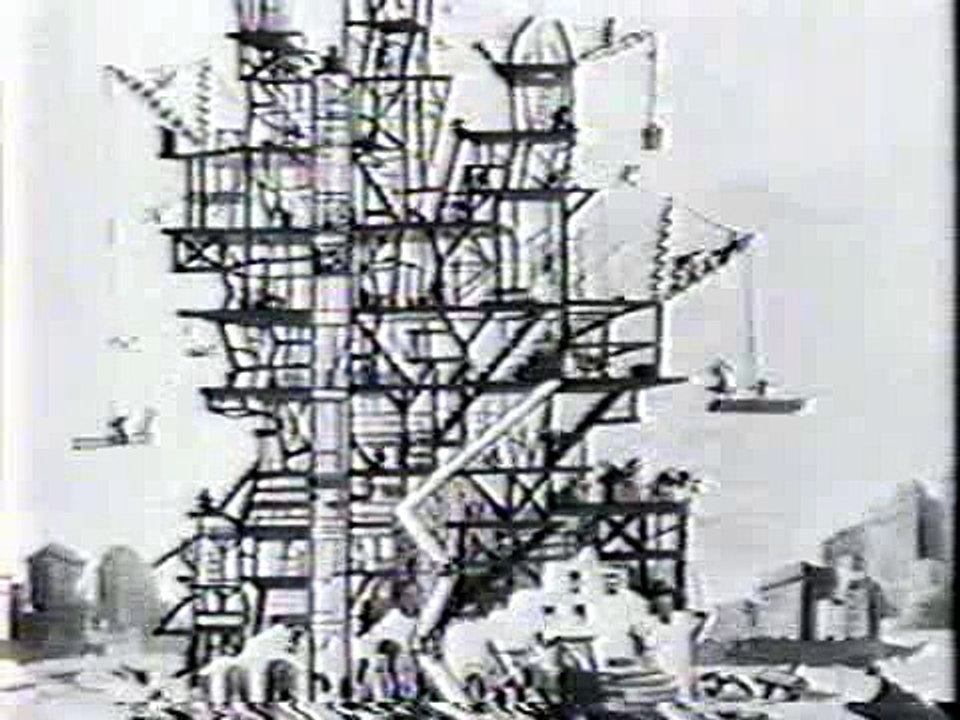 Mickey Mouse - Building A Building  (1933)