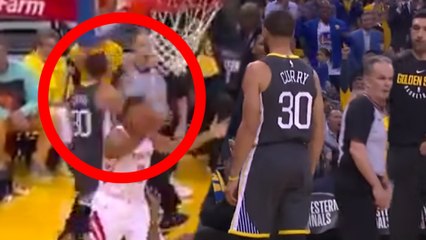 Stephen Curry ALMOST KILLS Ref With PUNCH to the FACE | 2018 NBA Playoffs