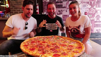THE BIGGEST PIZZA IN MIAMI | South Beach, Florida