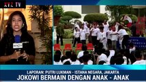 Hebat!! Jokowi Ajak Anak-Anak Bermain Permainan Tradisional!!