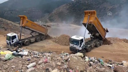 Bodrum çöplüğündeki yangın söndürüldü - MUĞLA