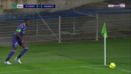 Christopher Jullien marque un but - AC Ajaccio 0-2 Toulouse