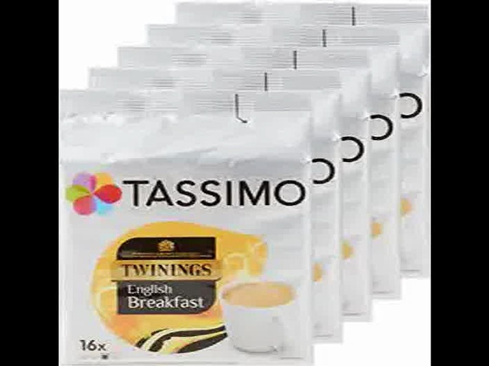 [- Tassimo Twinings English Breakfast Tea Pods (Pack of 5, 80 pods in total, 80 servings)  -]