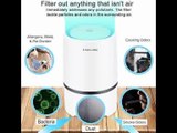 [- Portable Air Purifier for Home with True HEPA & Active Carbon Filters, Desktop USB Air Clean