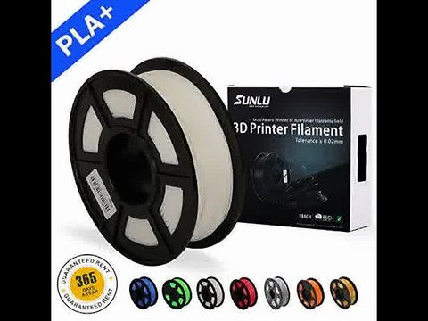 [- SUNLU 3D Printer Filament PLA Plus, 1.75mm PLA Filament, 3D Printing Filament Low Odor, Dimensio