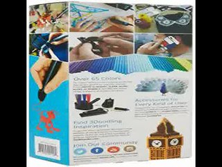 [- 3Doodler Create 3D Printing Pen Set with 50 Plastic Strands, Electric Yellow  -]