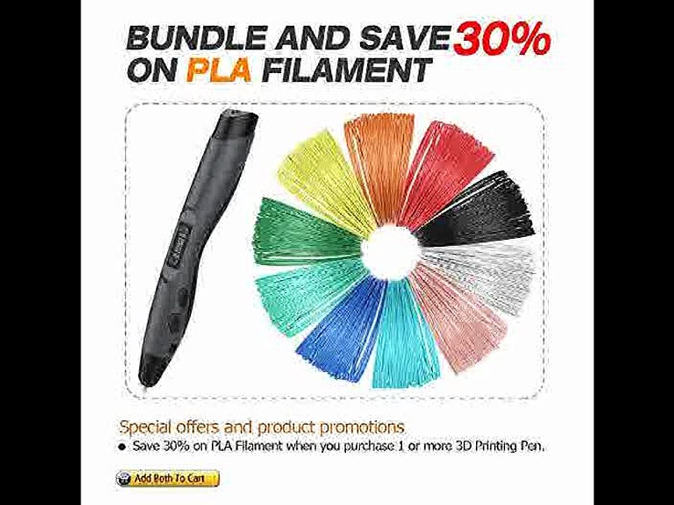 [- 3D Printing Pen, Aerb Intelligent 3D Pen Compatible with PLA / ABS for Crafting, Art & Model