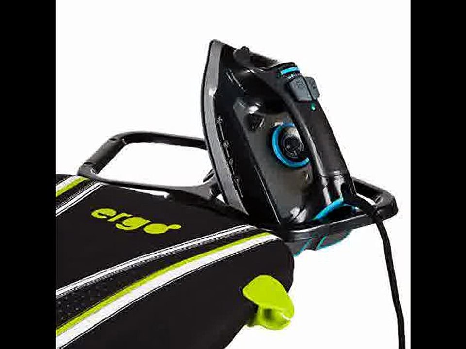 [ Minky HH40201108M Ergo Ironing Board, 122 x 38 cm Green ] video