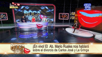 Part 1 - El Ab. Mario Ruales nos hablara sobre el divorcio de Carlos José y “La Gringa”