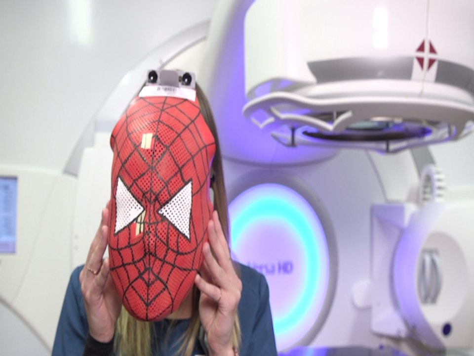 SPIDER-MAN! Doctor makes special cancer treatment mask for patient nicknamed Peter Parker - ABC15 Digital