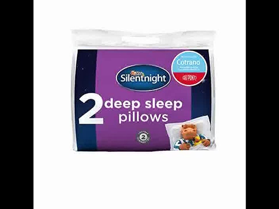 [- Silentnight Deep Sleep Plus Pillow Pair - White  -]