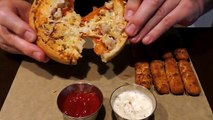 ASMR: Eating BBQ Chicken Pizza & Fish Sticks