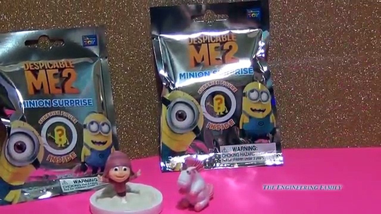Despicable Me 2 Minion Surprise Bags Unboxing Video