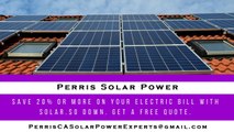 Affordable Solar Energy Perris CA - Perris Solar Energy Costs