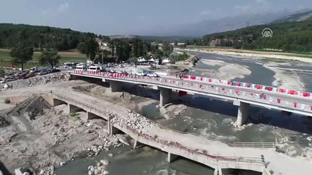 Muğla ve Antalya'yı Birbirine Bağlayan Köprü Açıldı
