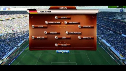 2010年ワールドカップ準決勝アルゼンチン0-4ドイツ　ハイライト！！