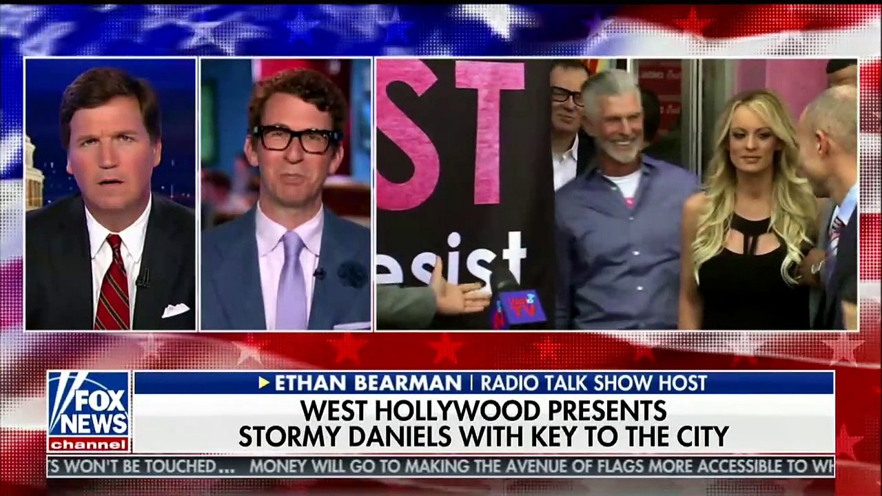 Tuck goes completely insane about Stormy Daniels getting a key to West Hollywood