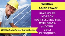 Affordable Solar Energy Whittier CA - Whittier Solar Energy Costs