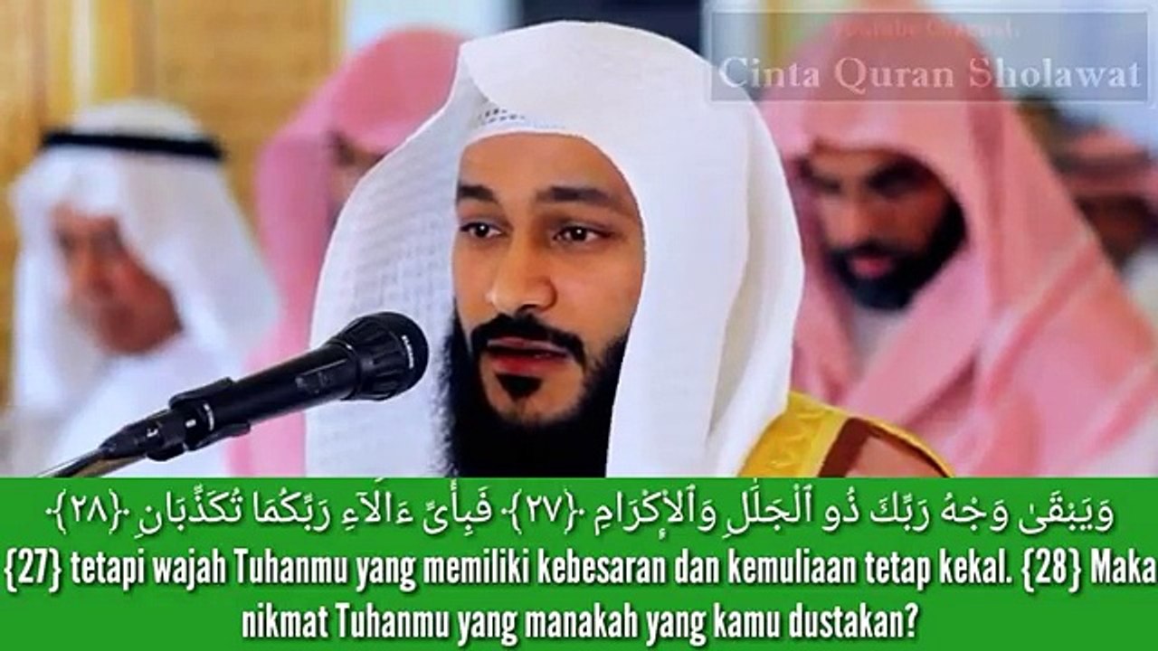 BARU, Inlah Suara SANGAT TERMERDU Syeikh Abdulrahman Al Ausiy saat membacakan Surat Ar Rohman Full