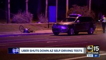 Uber 'winding down' testing of self-driving cars in Arizona